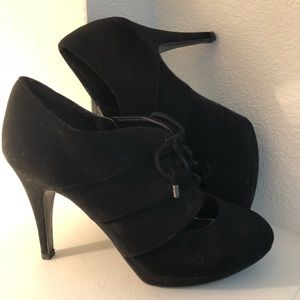 Impo oralie 4” heel black faux suede